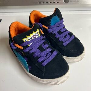 Nickelodeon Rugrats Black and Blue Sneakers
